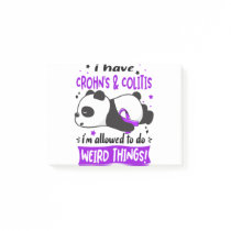 Crohn's & Colitis Awareness Month Ribbon Gifts Post-it Notes