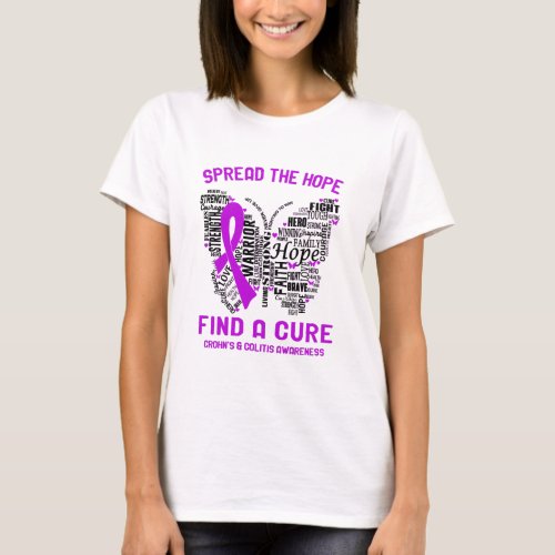Crohns  Colitis Awareness Month Ribbon Gifts T_Shirt