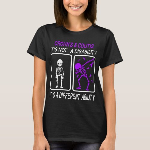 Crohns  Colitis Its Not A Disability T_Shirt