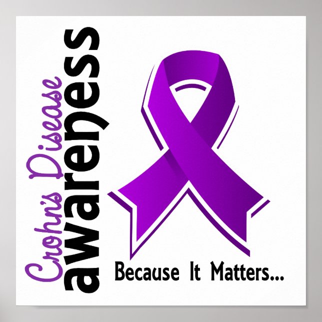 Crohn's Disease Awareness 5 Poster (Front)