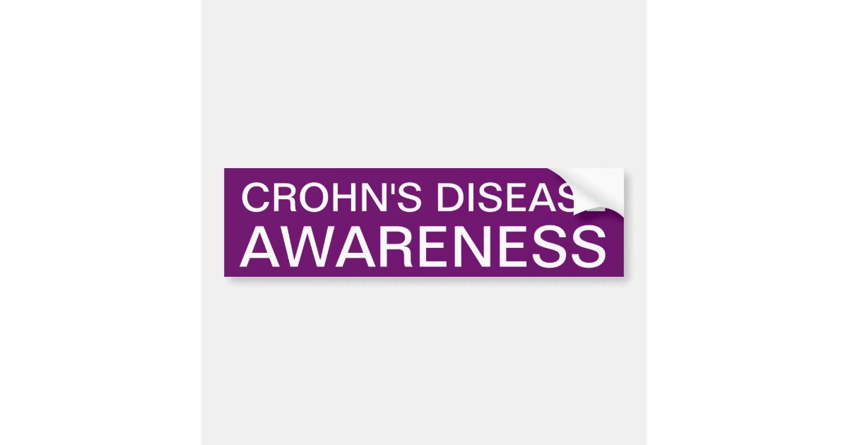 Crohn's Disease Awareness Bumper Sticker