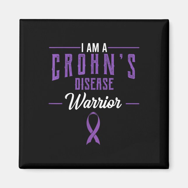 Crohns Disease Awareness Regional Enteritis Suppor Magnet (Front)