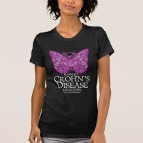 Crohn's Disease Butterfly T-Shirt