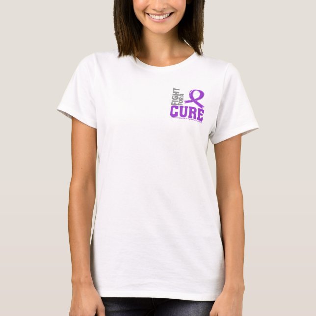 Crohn's Disease Fight For A Cure T-Shirt (Front)