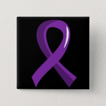 Crohn's Disease Purple Ribbon 3 Button