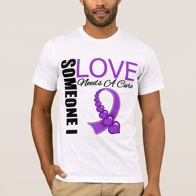 Crohn's Disease Someone I Love Needs A Cure T-Shirt (Front)