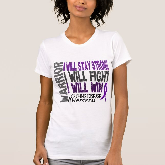 Crohn's Disease Warrior T-Shirt (Front)