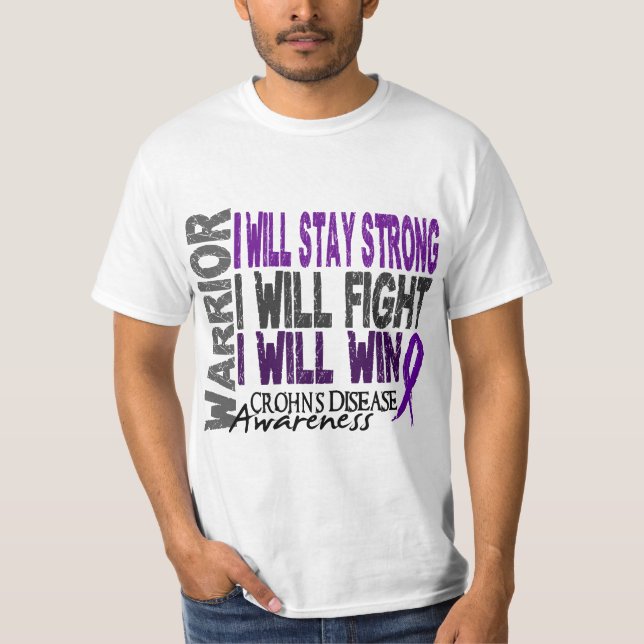 Crohn's Disease Warrior T-Shirt (Front)