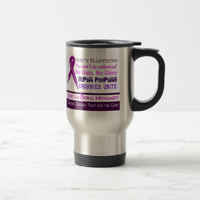 Crohn's Humor: "To Go" Cup (Right)