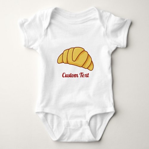 Croissant Baby Bodysuit