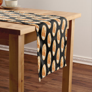 Croissant cartoon illustration short table runner