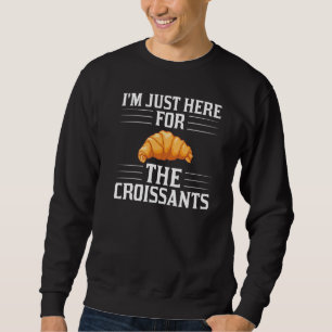 Croissant Chocolate Sandwiches Breakfast Bread Sweatshirt