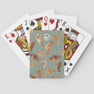 Croissant Crawl Cats, Coffee & French Planner Poker Cards