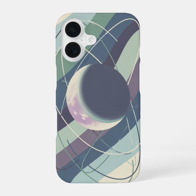 Croissant de Lune Vintage iPhone Case (Back)