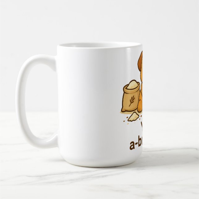 Croissant Dog  Coffee Mug (Left)