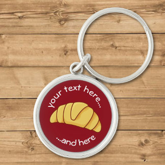 Croissant Keychain
