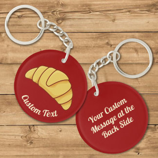 Croissant Keychain