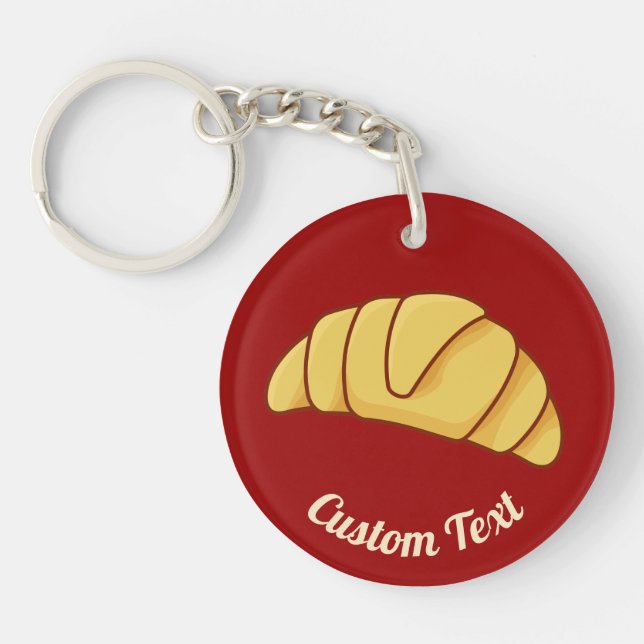 Croissant Keychain (Front)