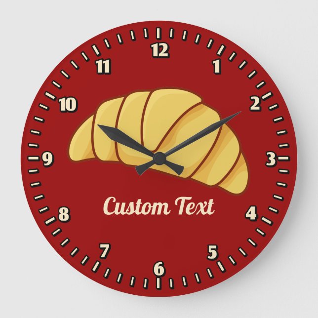 Croissant Large Clock (Front)
