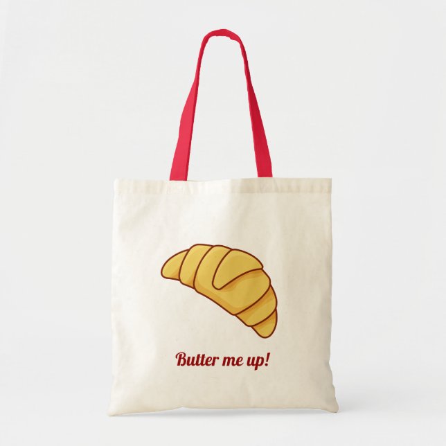 Croissant Large Tote Bag (Front)