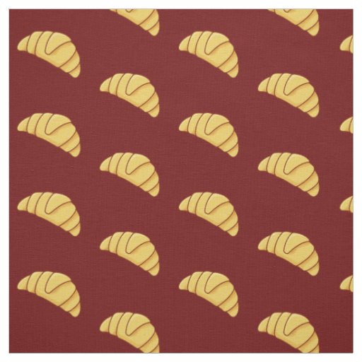 Croissant Pattern Fabric