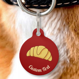 Croissant Pet ID Tag