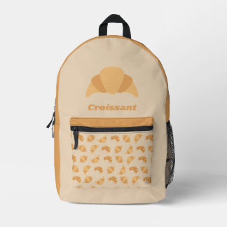 Croissant Printed Backpack