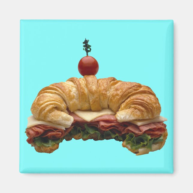 Croissant Sandwich Magnet (Front)