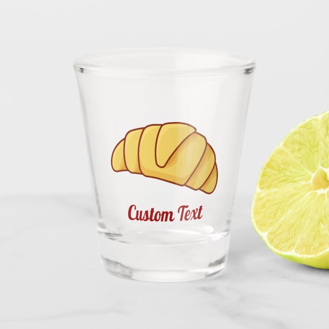 Croissant Shot Glass (Front)