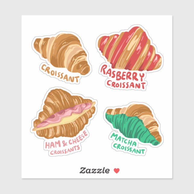Croissant  sticker (Sheet)