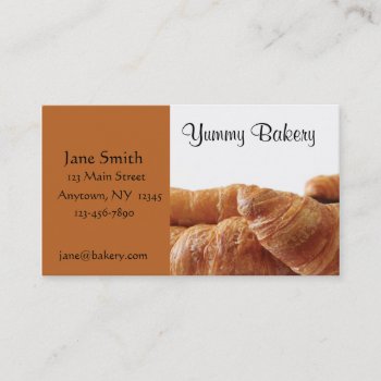 Croissants Business Card by StarStock at Zazzle