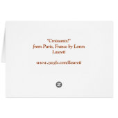 Croissants! Cards (Back Horizontal)
