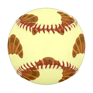 Croissants Lovers Light Yellow France French Food Baseball