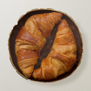 Croissants throw pillows