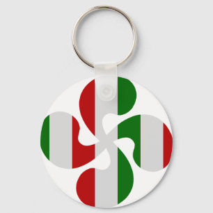 Croix Basque Multicouleurs Keychain