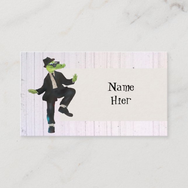 Croko Blues Brothers Business Card (Front)