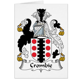 Crombie Family Crest Cards