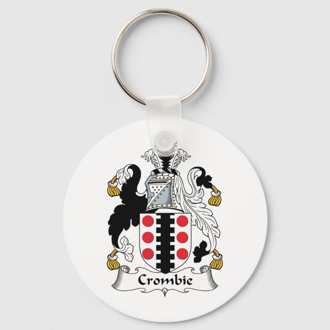 Crombie Family Crest Keychain (Front)