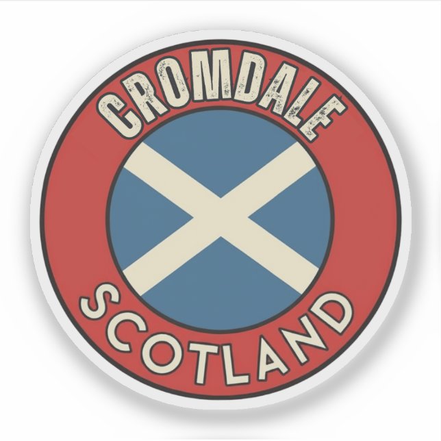 Cromdale, Scotland Sticker (Front)