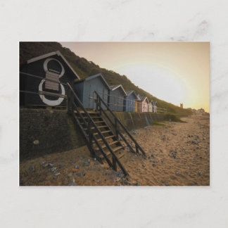 Cromer beach huts postcard