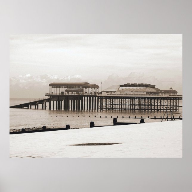 Cromer In Winter. Poster (Front)