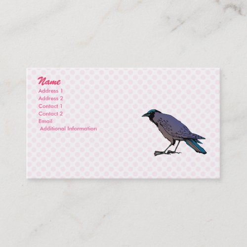 Cromulus Crow Business Cards