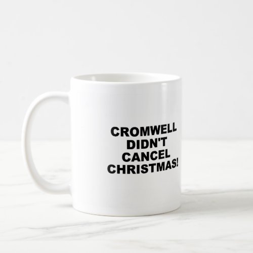 Cromwell and Christmas Mug