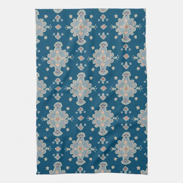 Cromwell Carpet Modern Persian Pattern Kitchen Towel (Vertical)