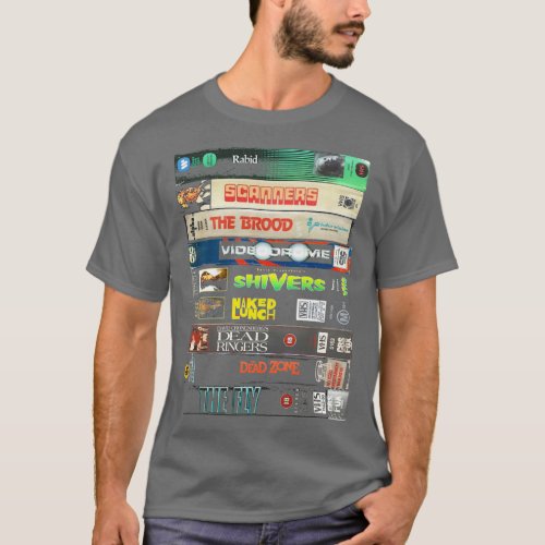 Cronenberg VHS collection  T_Shirt
