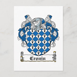 Cronin Family Crest Postcard