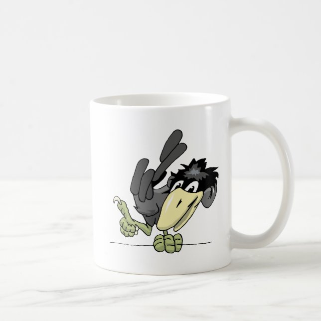 Cronnlin Crow Coffee Mug (Right)