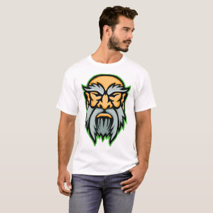 Cronos Greek God Grey Beard T-Shirt