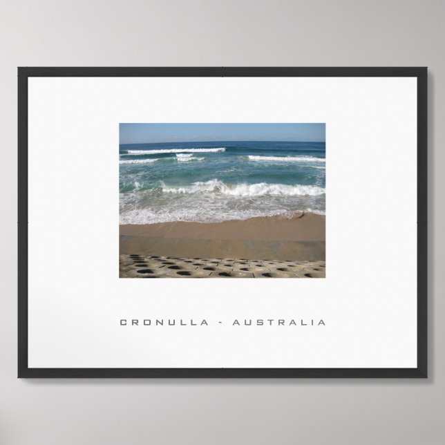Cronulla Sydney Australia Travel Framed Art (Framed Front)