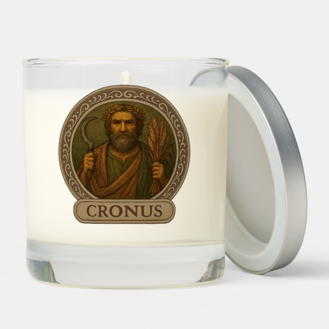 Cronus Deity Candle – Titan of Harvest (Lid)